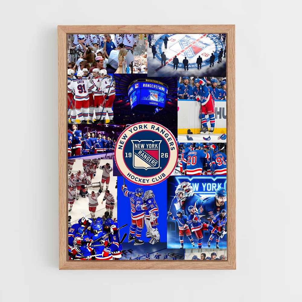 Poster Rangers United – affiche Hockey sur glace (vue 4)